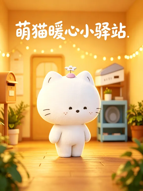 萌猫暖心小驿站